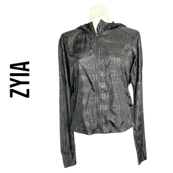 ZYIA Active Breeze Black Jacket size Small - Picture 2 of 6